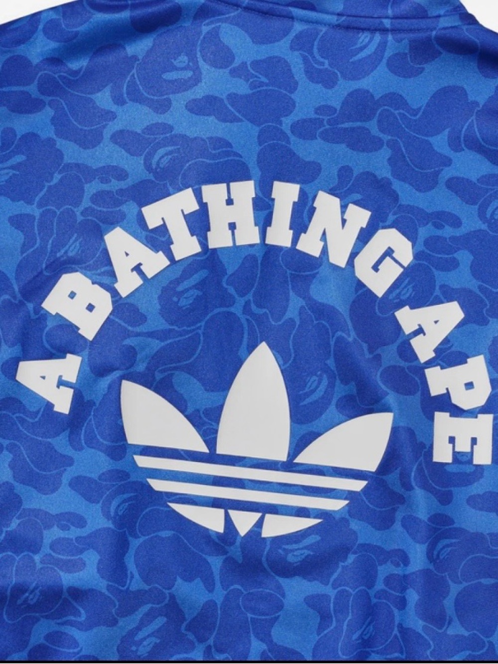 Adidas x BAPE Blue Camouflage Track Jacket - Picture 5 of 6